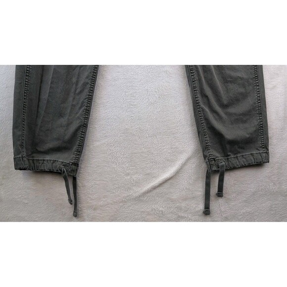 American Eagle Flex Cargo Pants Mens 32x34 Green Slim Straight With Ankle Ties - Picture 4 of 16